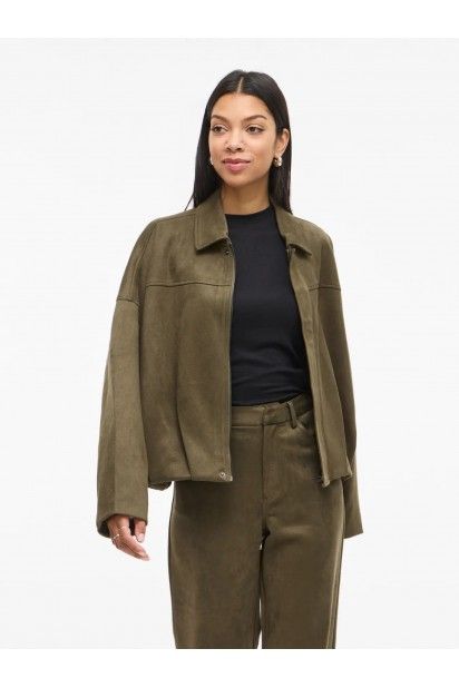 Casaco Mulher curto Faux Suede VIRAL VILA