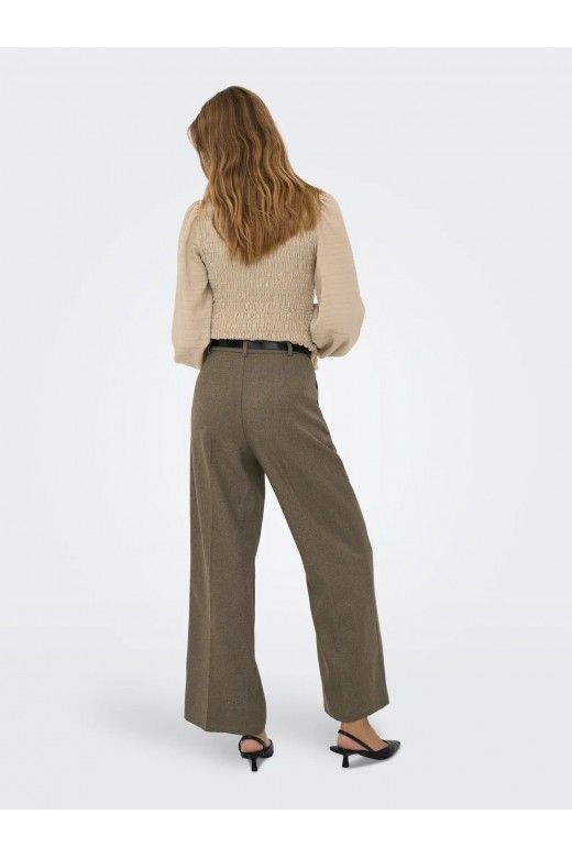 Calça Mulher prega com cinto HAYES HW ONLY JDY Calça Mulher prega com cinto HAYES HW ONLY JDY