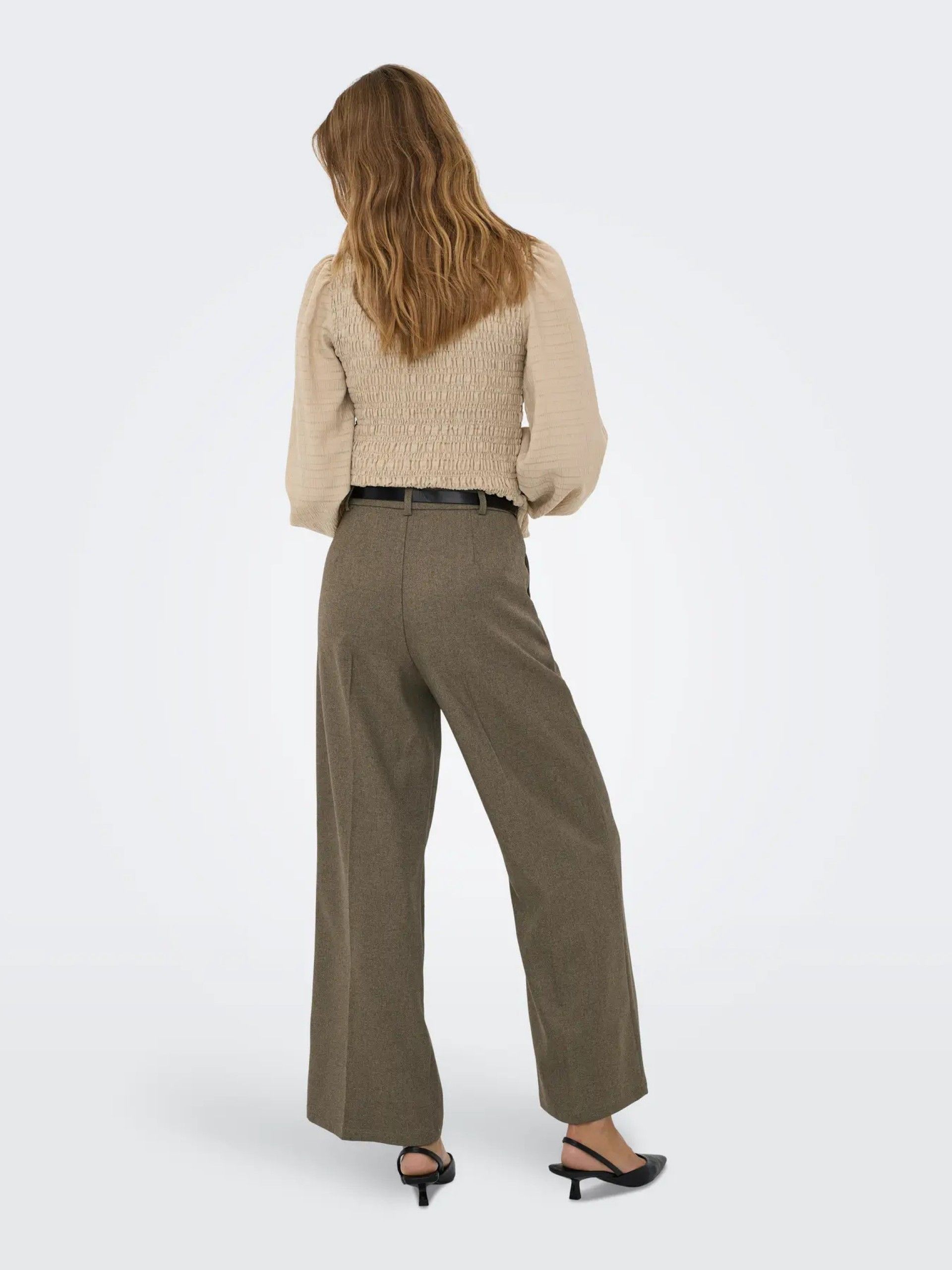 Calça Mulher prega com cinto HAYES HW ONLY JDY