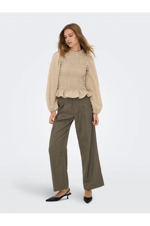 Calça Mulher prega com cinto HAYES HW ONLY JDY Calça Mulher prega com cinto HAYES HW ONLY JDY