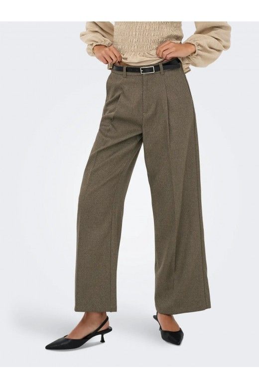 Calça Mulher prega com cinto HAYES HW ONLY JDY Calça Mulher prega com cinto HAYES HW ONLY JDY