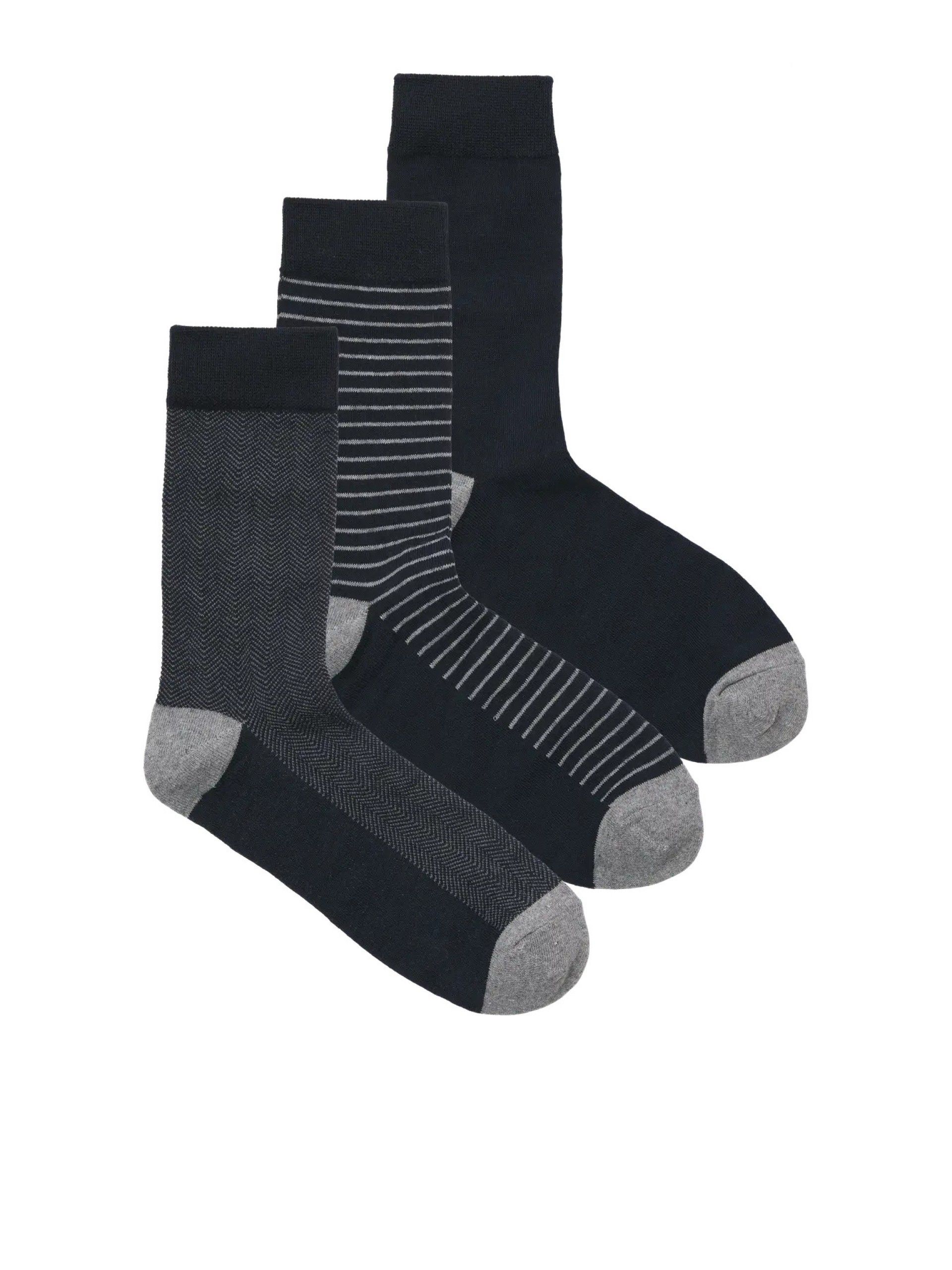 Meias Homem Organic caixa Pack 3 Jack Jones