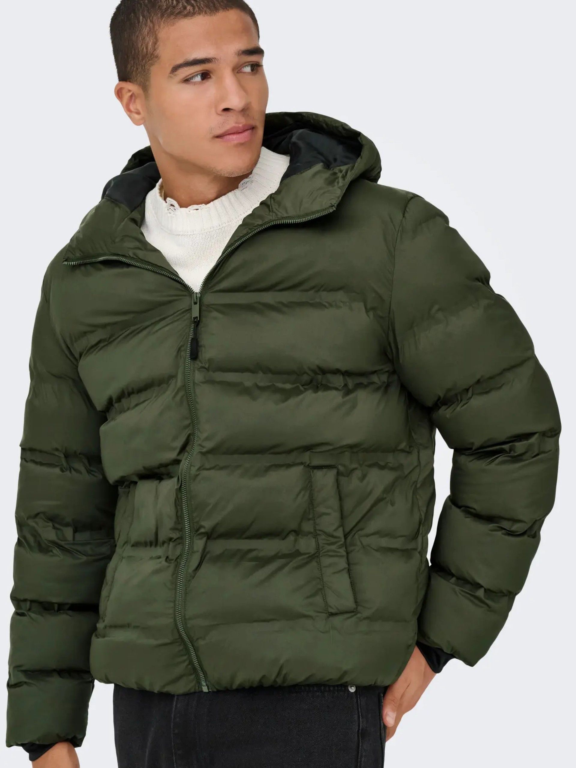 Casaco Homem Puffer Hood ON LY & SONS UNION