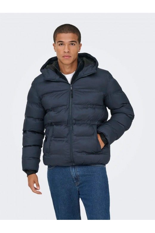 Casaco Homem Puffer Hood ON LY & SONS UNION Casaco Homem Puffer Hood ON LY & SONS UNION