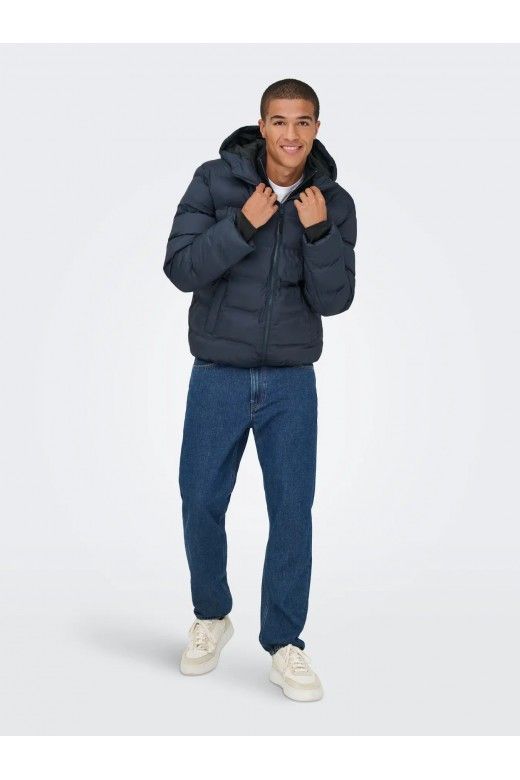 Casaco Homem Puffer Hood ON LY & SONS UNION Casaco Homem Puffer Hood ON LY & SONS UNION