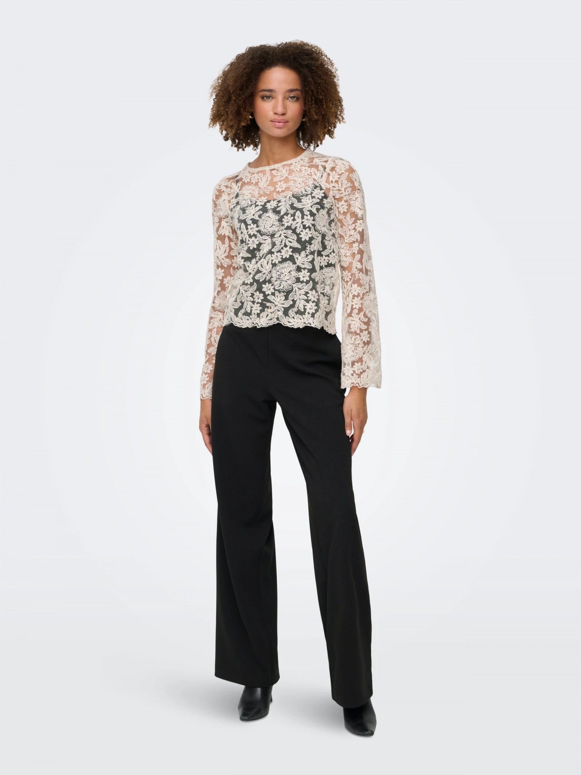 Calça Mulher GALA HW Belt Wide ONLY