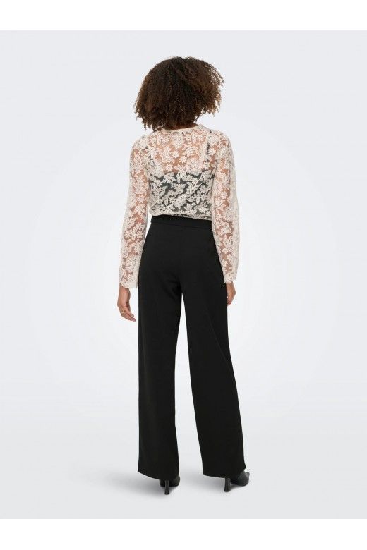Calça Mulher GALA HW Belt Wide ONLY Calça Mulher GALA HW Belt Wide ONLY