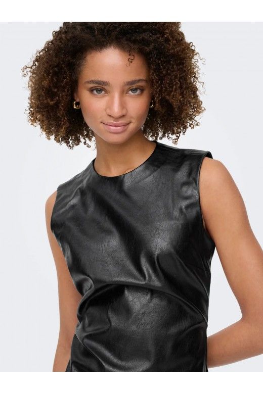 Vestido Faux Leather MONE GLAZED ONLY Vestido Faux Leather MONE GLAZED ONLY