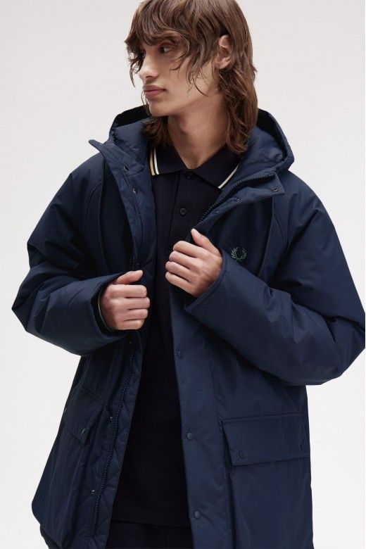 Parka Homem FRED PERRY Hood Puffer Parka Homem FRED PERRY Hood Puffer