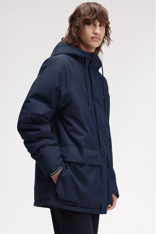 Parka Homem FRED PERRY Hood Puffer Parka Homem FRED PERRY Hood Puffer