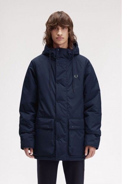 Parka Homem FRED PERRY Hood Puffer
