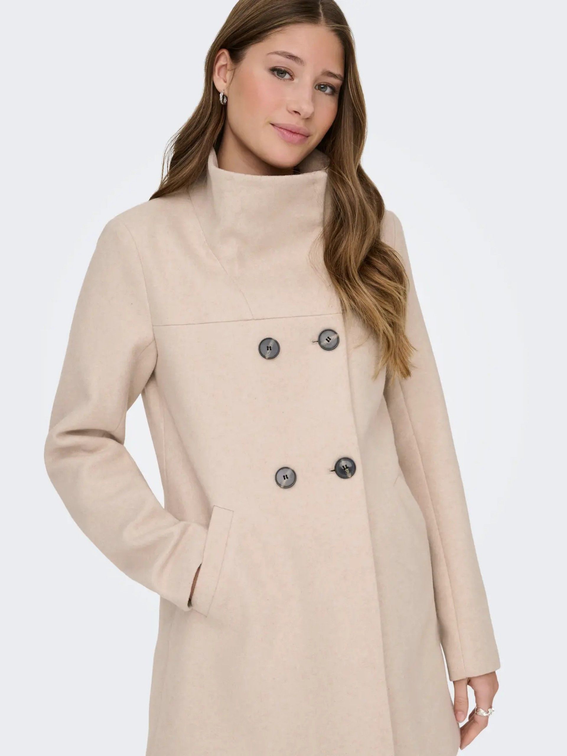 Casaco Mulher ONLY BLAKE Midi Botões