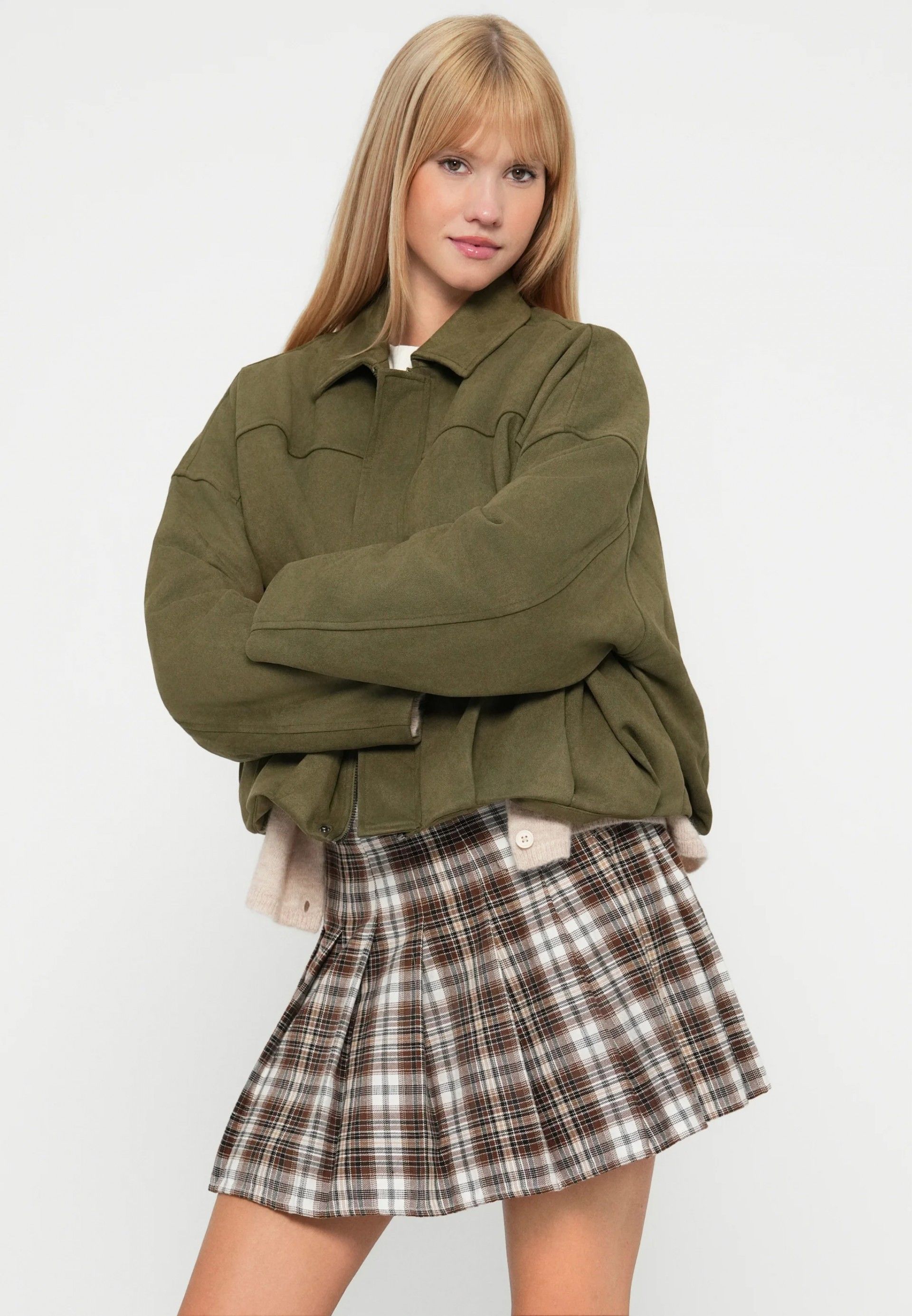 Casaco Mulher curto Faux Suede VIRAL VILA