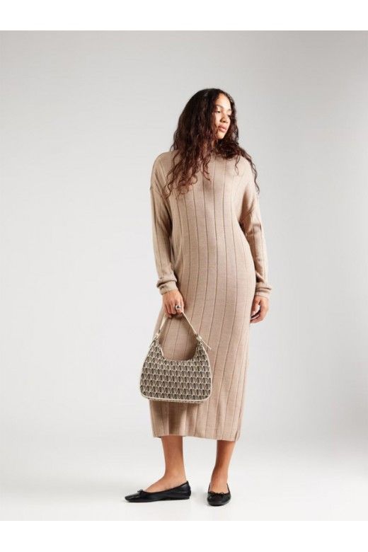 Vestido Malha Midi Gola Subida ONLY TESS