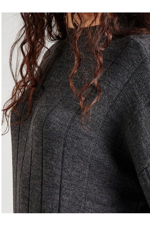 Vestido Malha Midi Gola Subida ONLY TESS