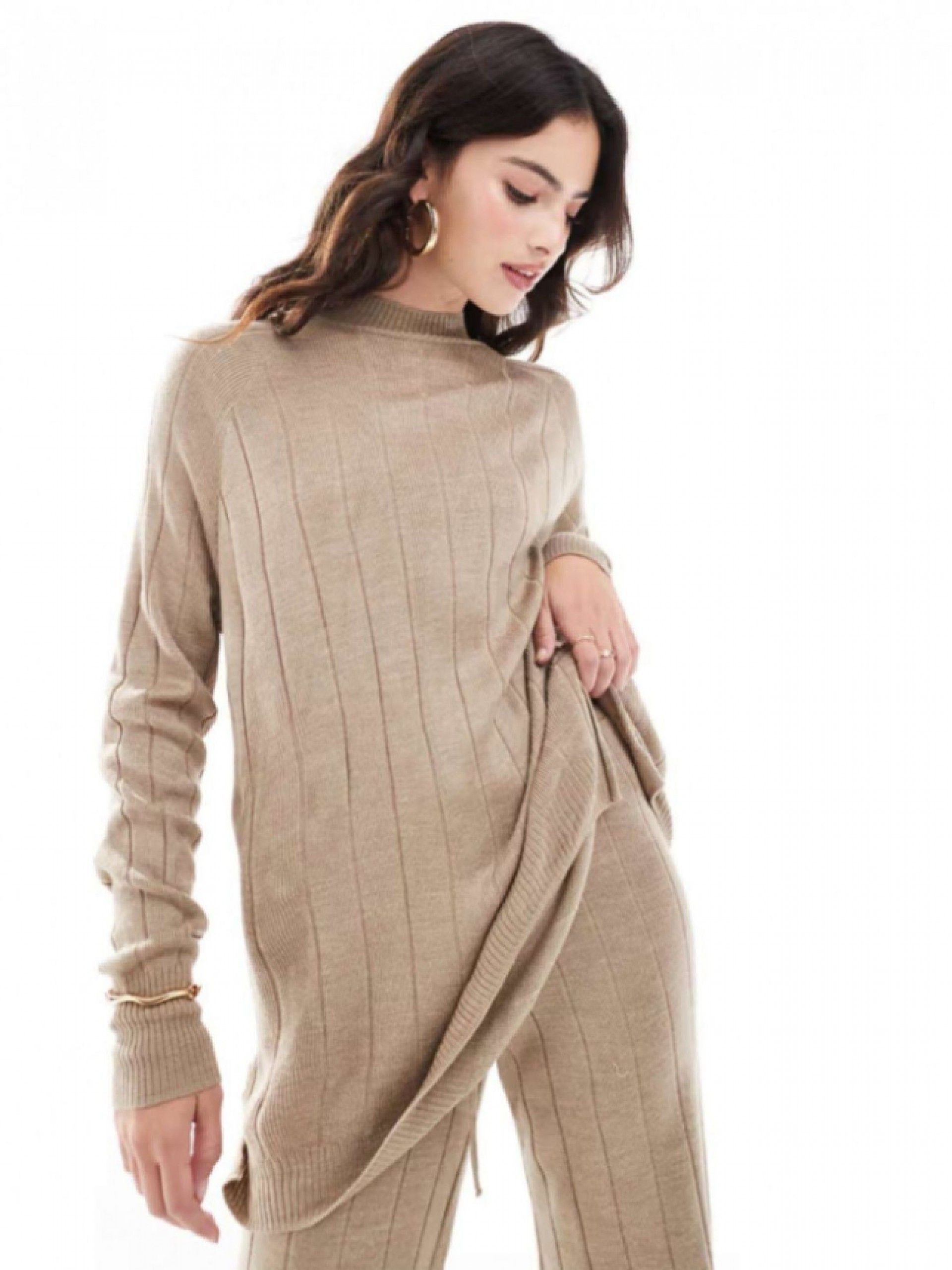 Camisola Mulher Gola Alta ONLY TESS Long