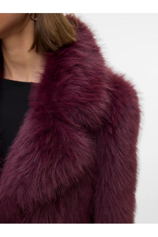 Casaco Mulher Curto Faux Fur Artificial NORA VERO MODA