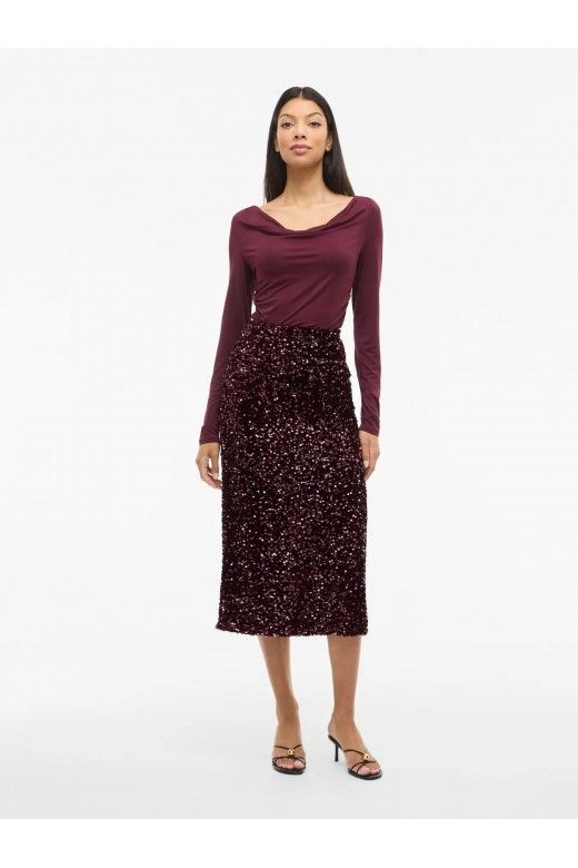 Saia FAITH HW Midi com Brilhantes VILA