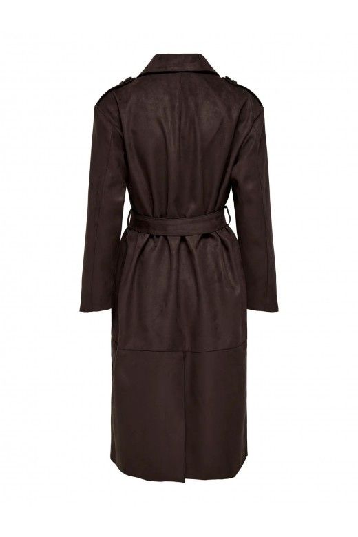 Gabardine Mulher BINE Faus Suede ONLY Gabardine Mulher BINE Faus Suede ONLY