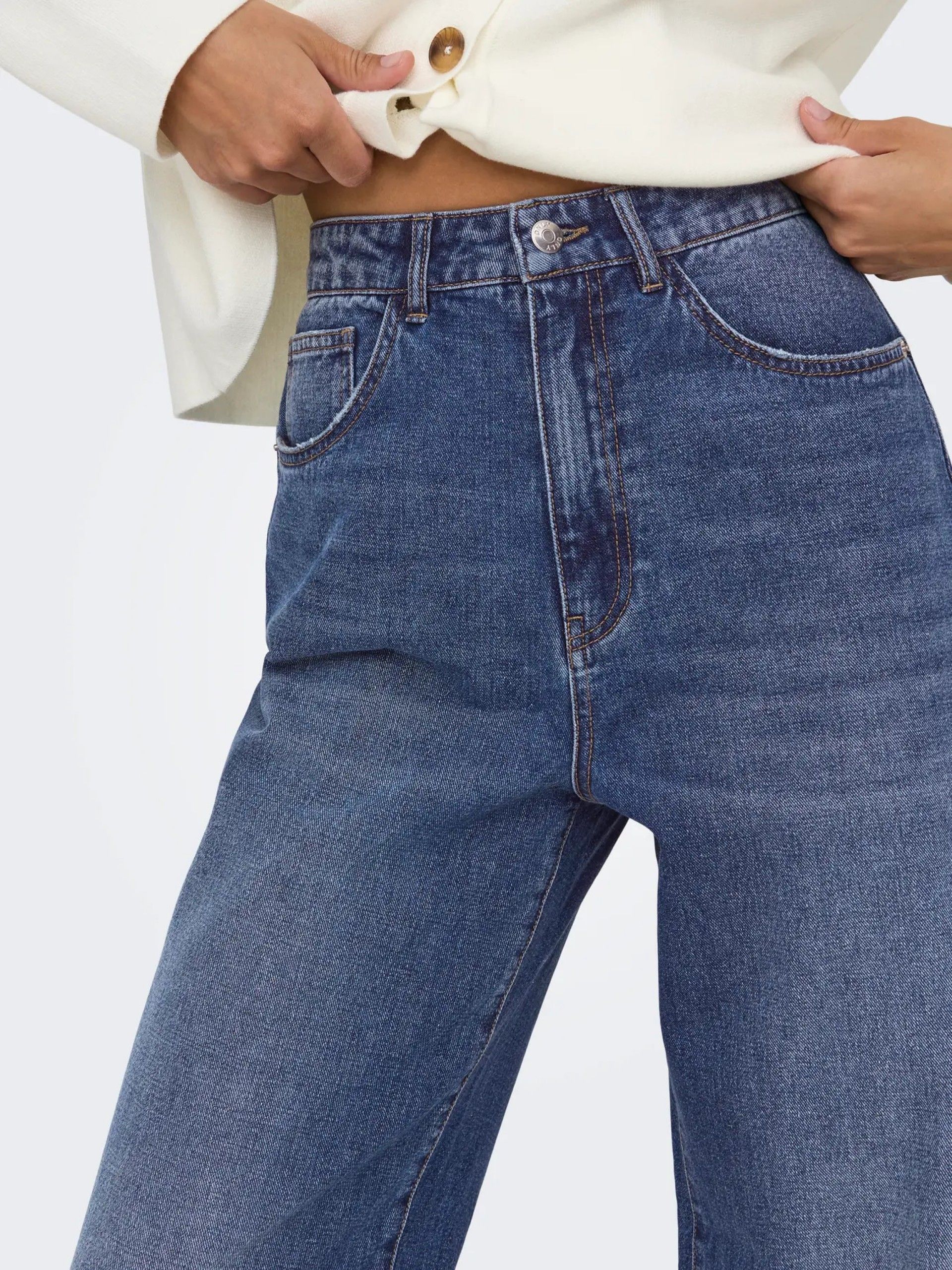 Calça Jeans Mulher HOPE HW Wide ONLY