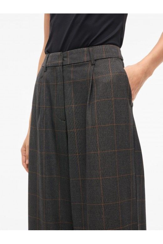 Calça Mulher Xadrez FALTE VILA Calça Mulher Xadrez FALTE VILA