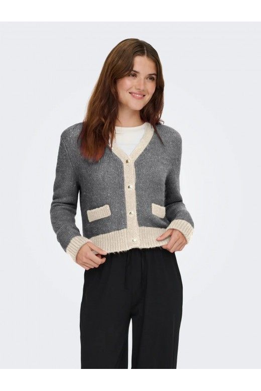 Casaco Malha V Mulher MAGGIE ONLY Casaco Malha V Mulher MAGGIE ONLY