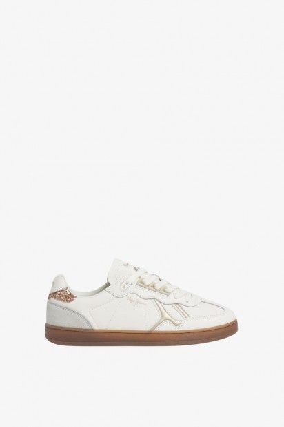 Sapatilhas Pepe Jeans Ball Basic Mulher Branco PLS000014