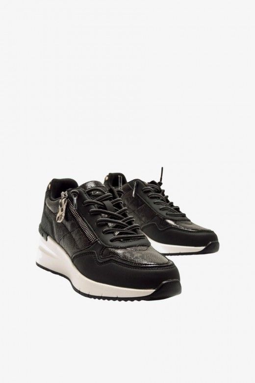 Sapatilhas Mulher Bulle Black 60820 MUSTANG Sapatilhas Mulher Bulle Black 60820 MUSTANG