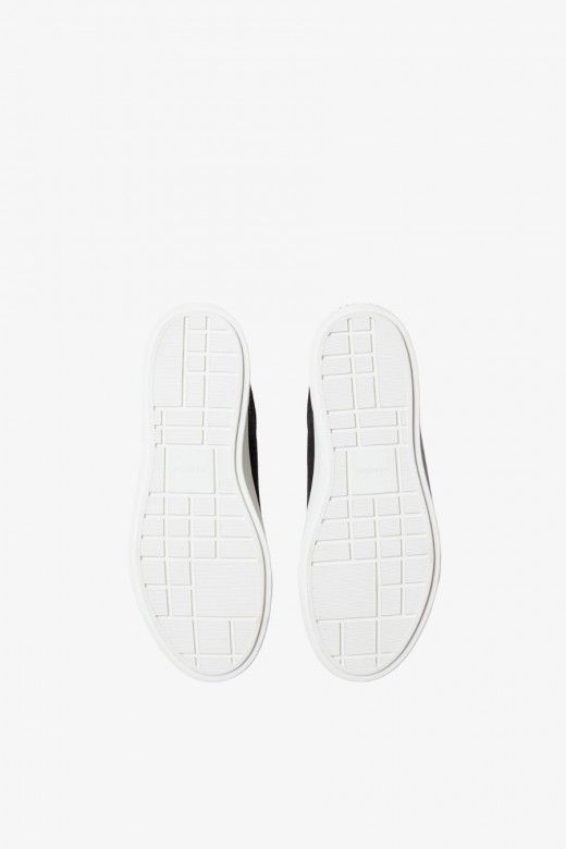 Sapatilhas Mulher Calvin Klein em Pele com Relevo e Logo Sapatilhas Mulher Calvin Klein em Pele com Relevo e Logo