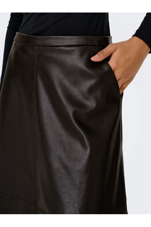 Saia Faux Leather Long GULV ONLY