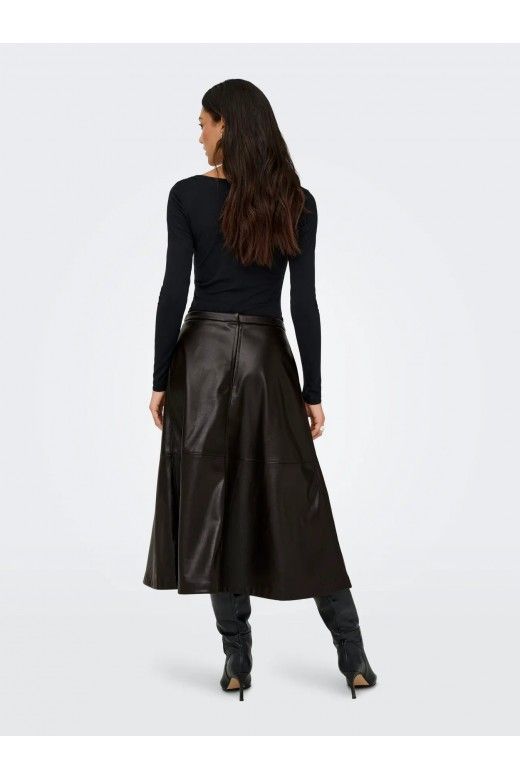 Saia Faux Leather Long GULV ONLY