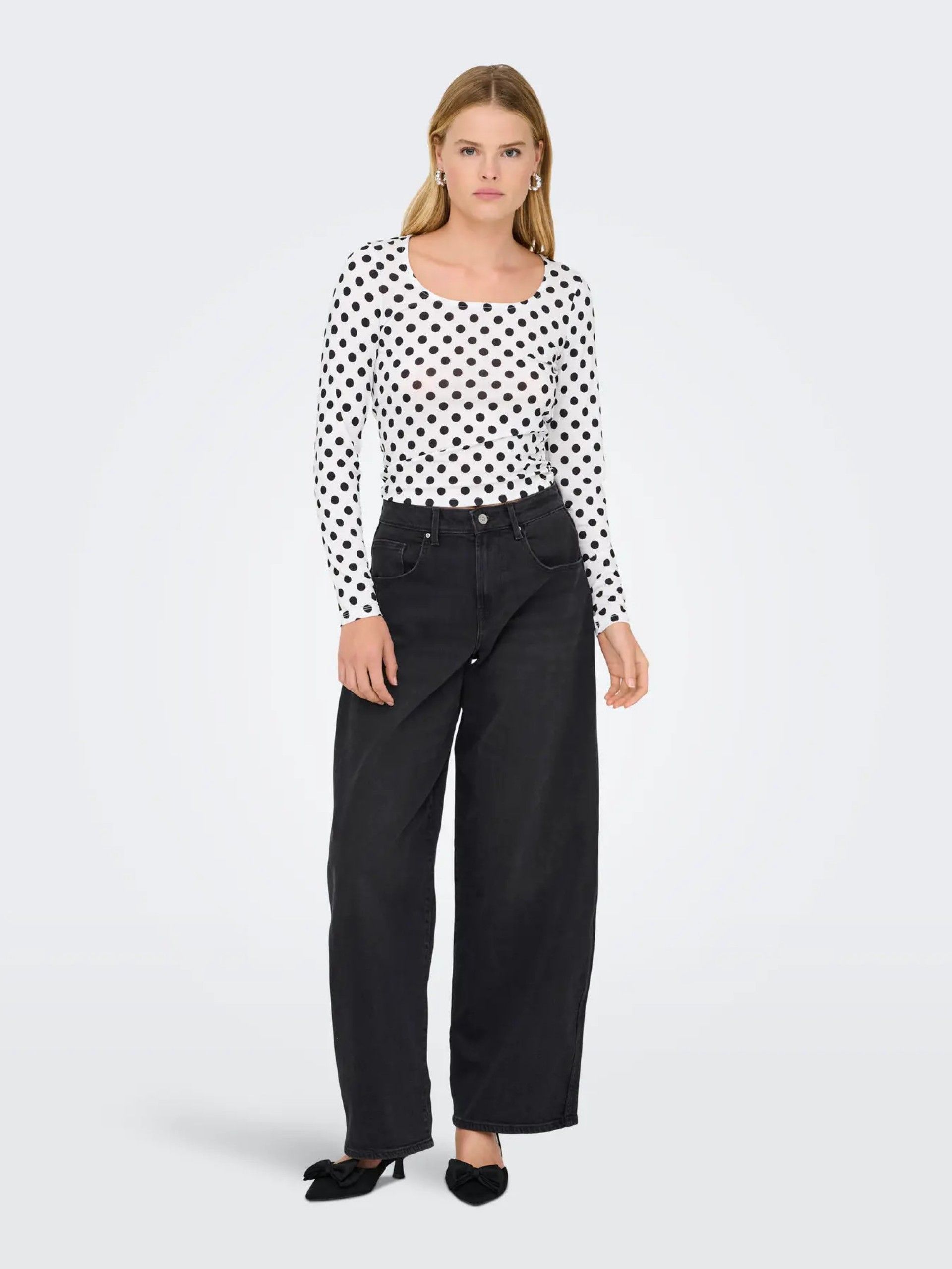 Calça Jeans Preta TAMY HW BARREKL ONLY