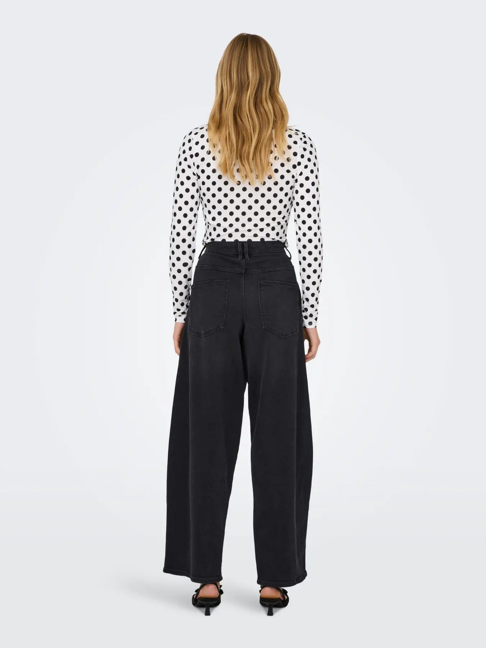 Calça Jeans Preta TAMY HW BARREKL ONLY