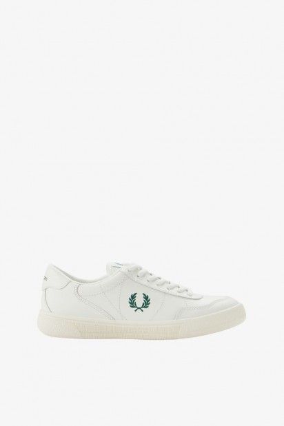 Sapatilhas FRED PERRY Leather Light Ecru B1324