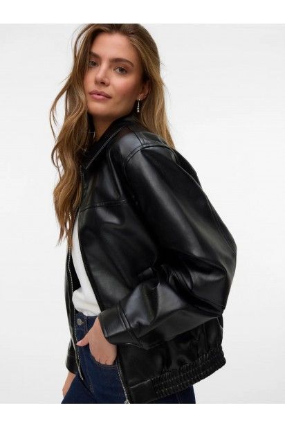 Casaco Faux Leather curto TALUA VERO MODA Casaco Faux Leather curto TALUA VERO MODA