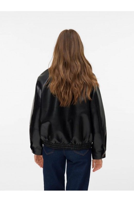 Casaco Faux Leather curto TALUA VERO MODA