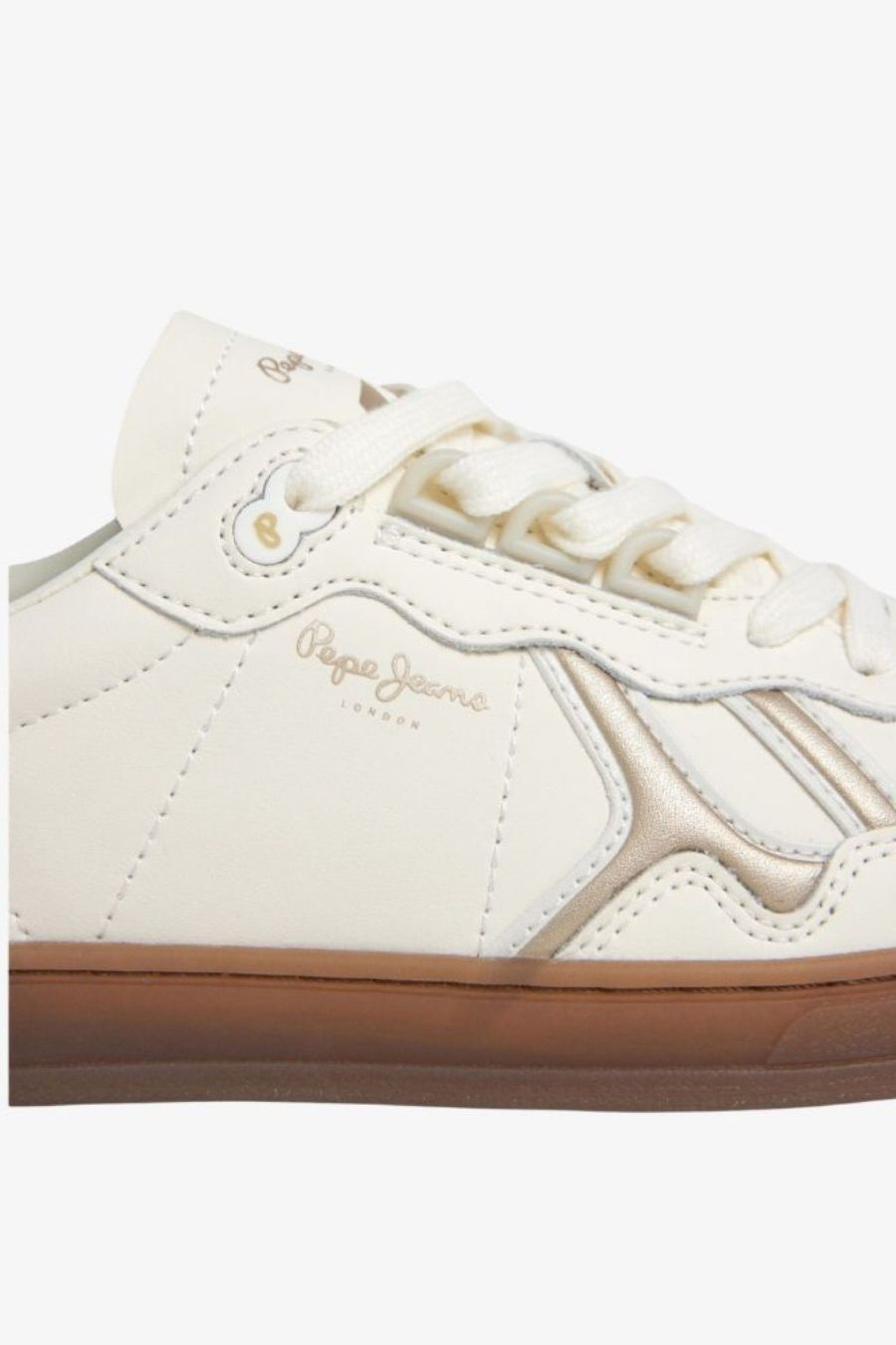 Sapatilhas Pepe Jeans Ball Basic Mulher Branco PLS000014