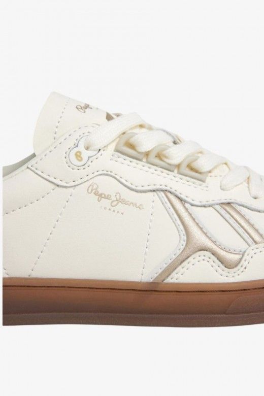 Sapatilhas Pepe Jeans Ball Basic Mulher Branco PLS000014