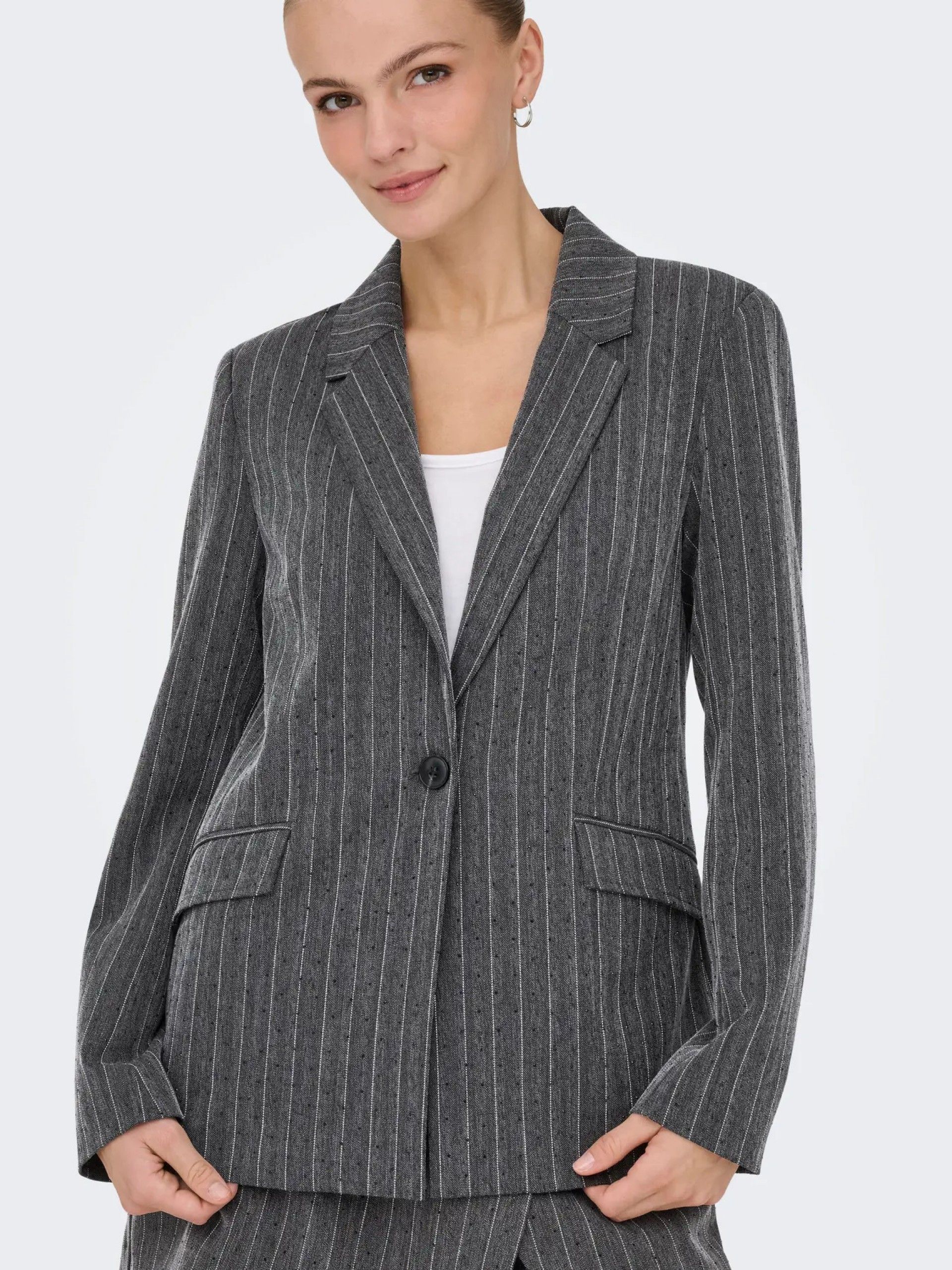 Blazer Mulher ALYA-SIGA com Brilhantes ONLY