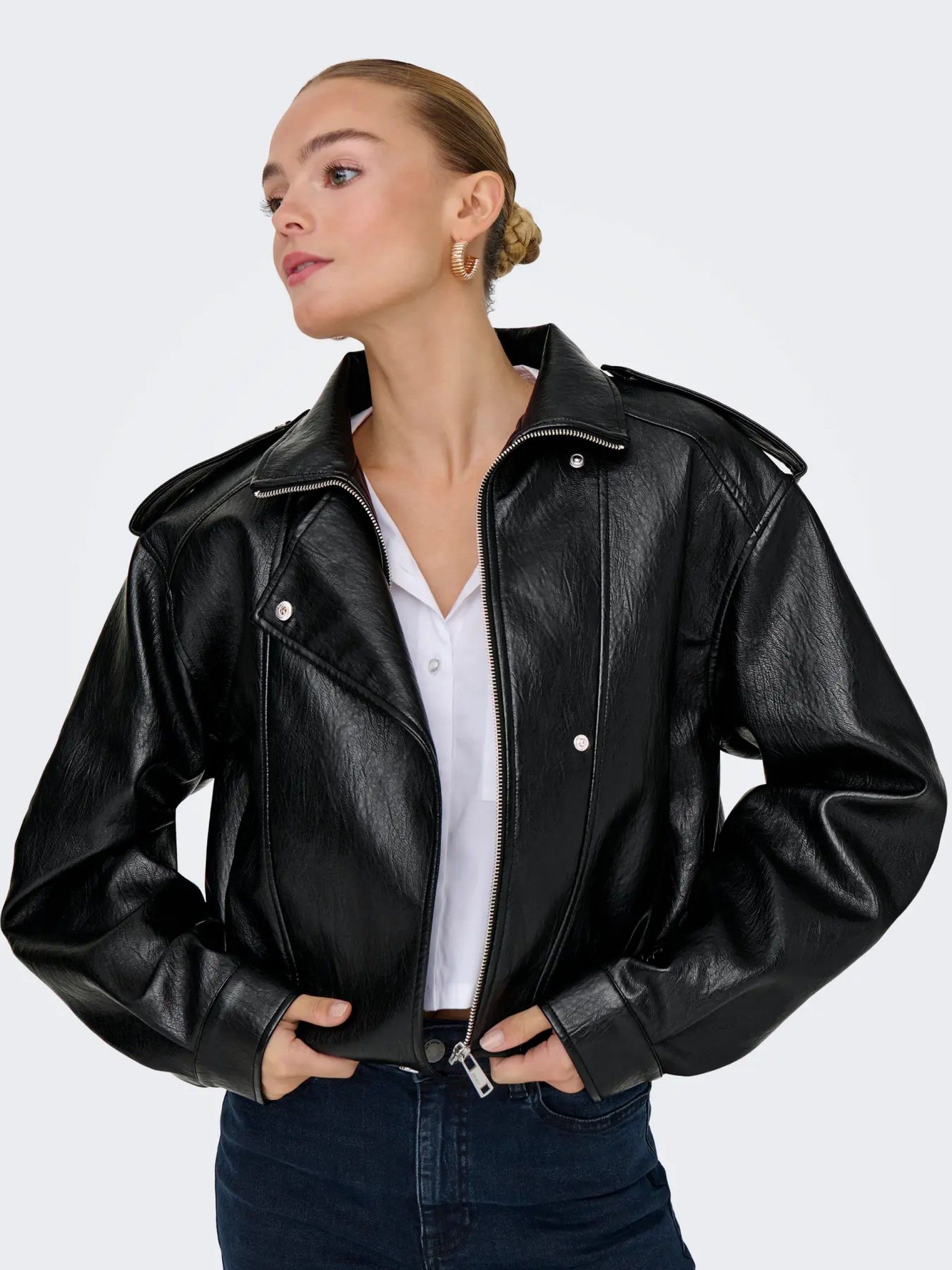 Casaco Mulher Faux Leather ARIS ONLY