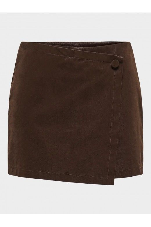 Cales Mulheer Faux Suede Skort ONLY