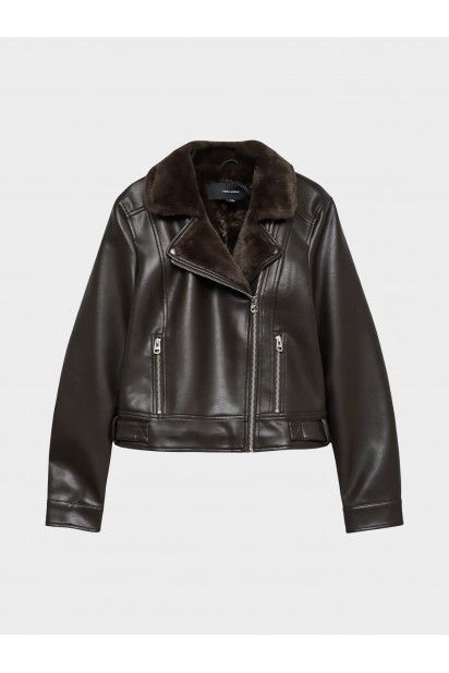 Casaco Mulher Ecopele com pelo interior Vero Moda