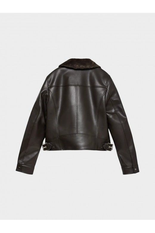 Casaco Mulher Ecopele com pelo interior Vero Moda Casaco Mulher Ecopele com pelo interior Vero Moda