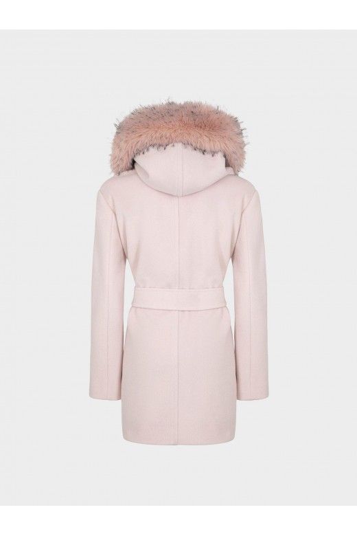 Casaco Mulher Long Capus com Pelo Cinto MARKUP