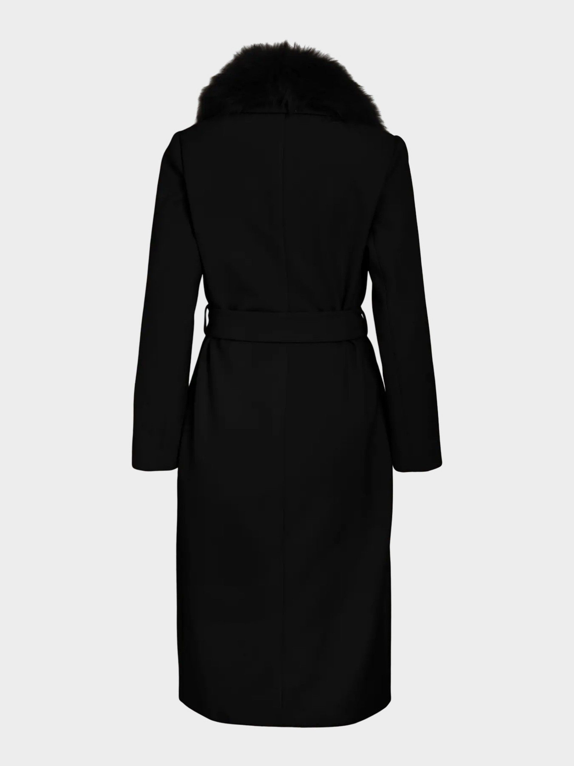 Casaco Mulher Long METIL Gola Pelo VILA