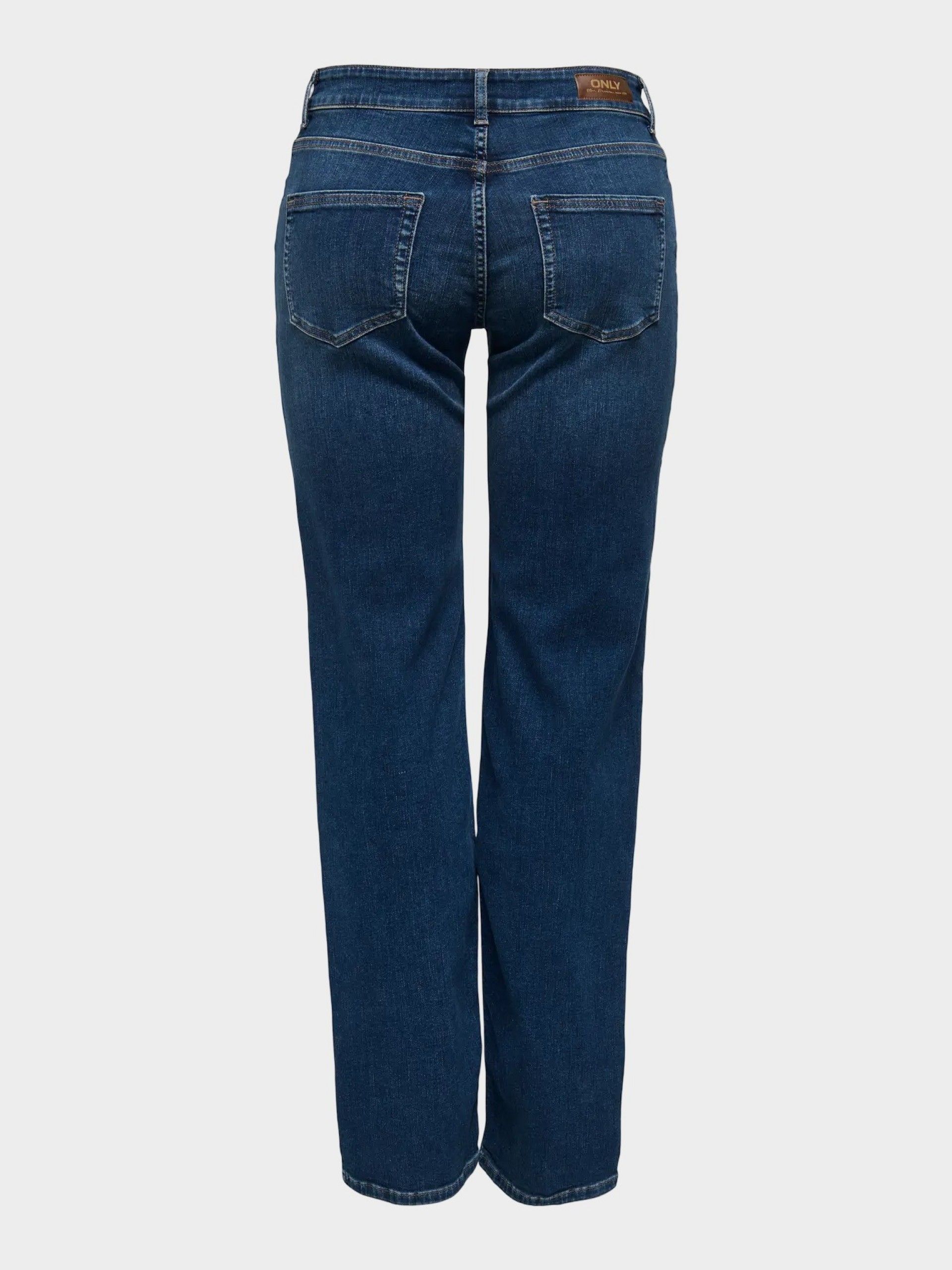 Calça Jeans Mulher BLUSHH MID STRAIGHT ONLY