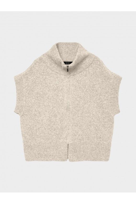 Colete Malha Mulher com Zip BANG VERO MODA