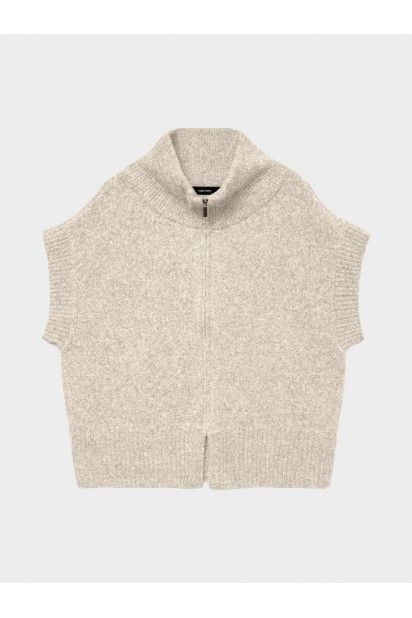 Colete Malha Mulher com Zip BANG VERO MODA