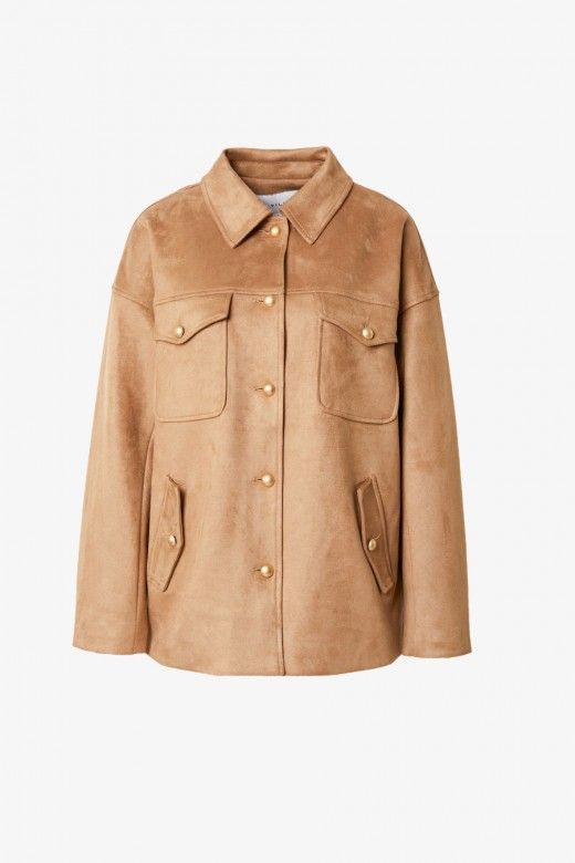 Casaco Mulher BRINA VILA Camurça Casaco Mulher BRINA VILA Camurça