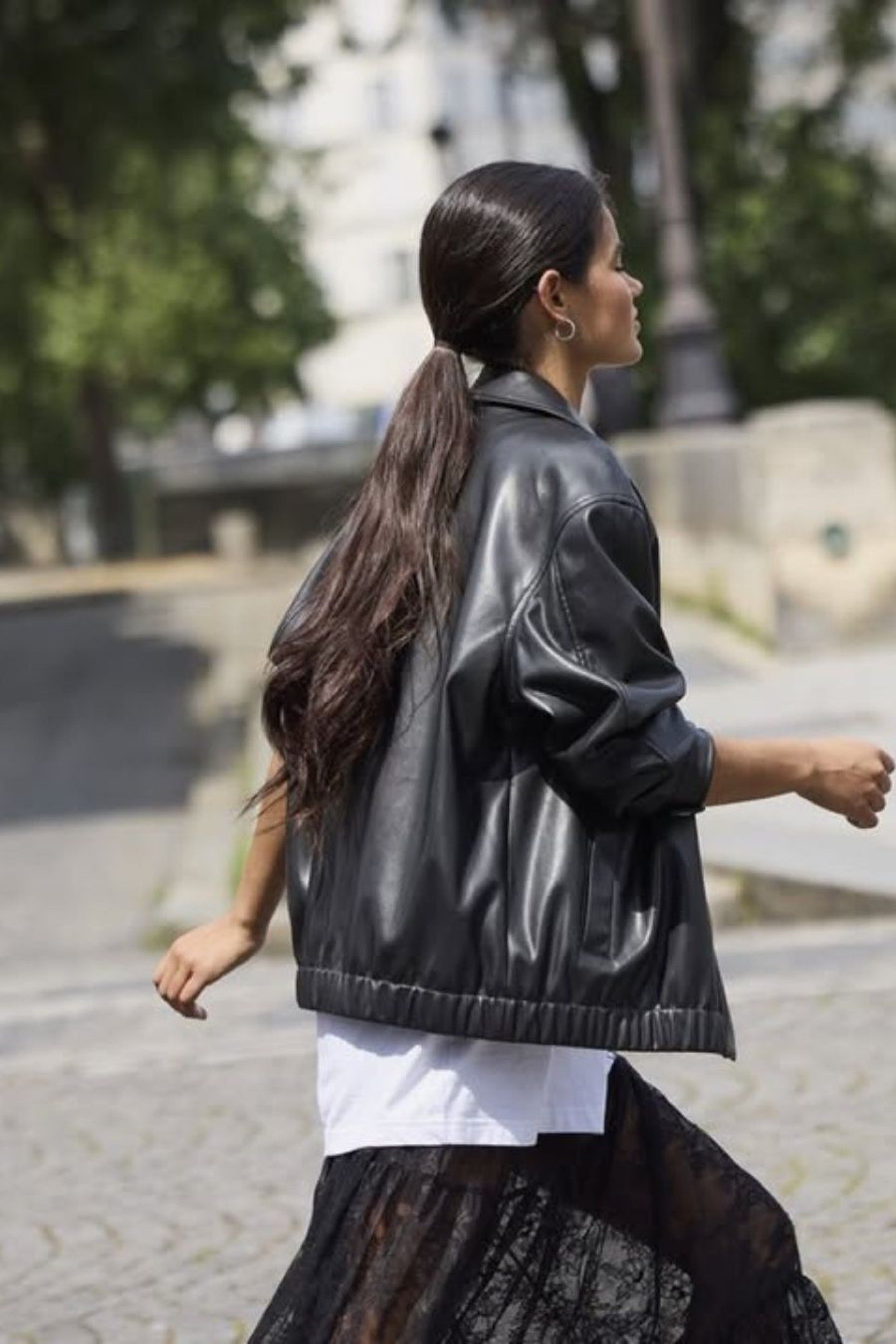 Casaco Faux Leather curto TALUA VERO MODA